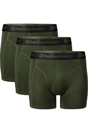 Bamboo Basics 3-pak heren boxershorts - Rico - Bamboe ondergoed heren - Onderbroek lange pijpjes - Huidvriendelijk