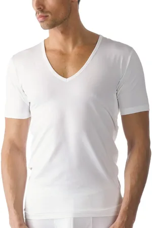 Mey Heren Ondershirt - Dry Cotton - Business slim fit - T-shirt voor onder overhemd - Schijnt niet door - Diepe V-hals