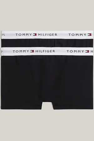 Tommy Hilfiger 2-Pack jongens Boxershorts - Zwarte jongens onderbroeken