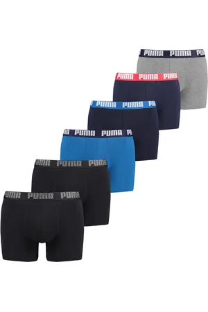 PUMA 6-pack Heren Boxershorts - Combi - Multipack heren onderbroeken katoen - Mannen Ondergoed