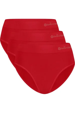 Bamboo Basics 3-pak naadloze dames slips - Belle - Taille bamboe dames onderbroek - Lekker zitten ondergoed dames