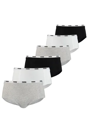 PUMA 6-Pack dames mini boxershorts - Multipack katoenen dames onderbroeken - Vrouwen ondergoed