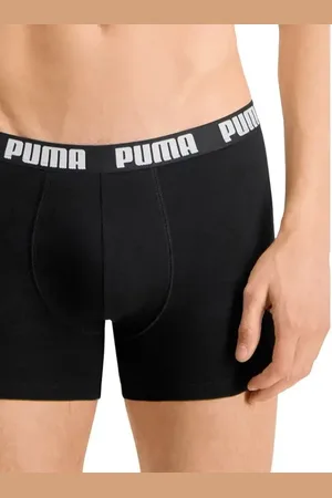 PUMA 3-pak Heren Boxershort Everyday - Katoenen heren onderbroeken - - Grijs- Donkerblauw
