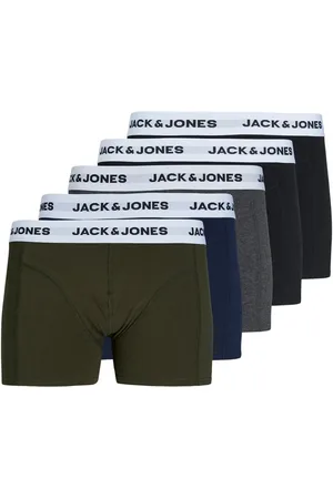 JACK & JONES 5-Pack - heren boxershort Forest Night - Mannen onderbroeken katoen