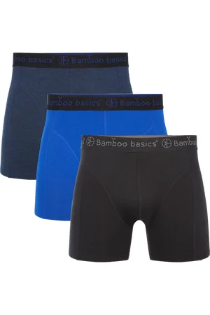 Bamboo Basics 3-pak heren boxershorts - Rico - Bamboe ondergoed heren - Onderbroek lange pijpjes - Huidvriendelijk