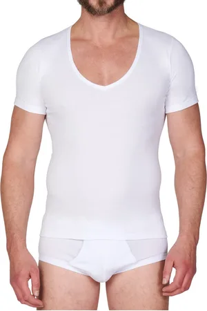 Beeren Ondershirt heren diepe V-hals - Onzichtbaar - Schijnt niet door - ondershirt mannen
