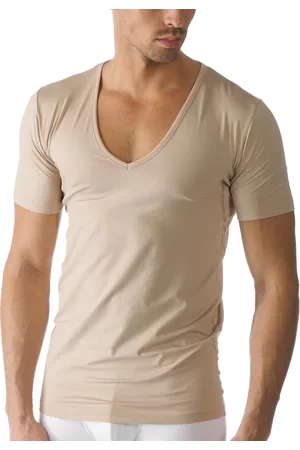 Mey Heren Ondershirt - Dry Cotton - Business slim fit - T-shirt voor onder overhemd - Schijnt niet door - Diepe V-hals