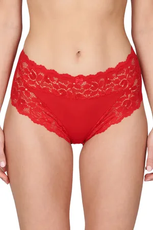 J&C JackyCeline Dames tailleslip met kant - microfiber - Kanten vrouwen onderbroek - Elastisch
