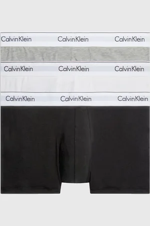 Calvin Klein 3-Pack Trunks heren - Boxershorts met korte pijpjes - Katoenen boxers voor mannen