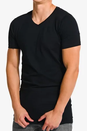 Beeren Heren T-shirt V-hals M3000, Extra Lang
