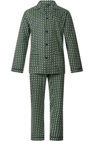 GENTLEMEN Flanellen heren pyjama - 9442 - - 100% katoen - Warme pyjama