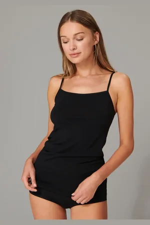 Schiesser 2-Pack dames spaghetti hemdjes - Organic 95/5 - Basics - Dames singlets met spaghetti bandjes - Biologisch katoen
