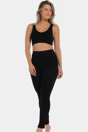 Magic Loungewear legging - Jegging - Strakke dames legging - Jeansstof - Katoenen kruisje