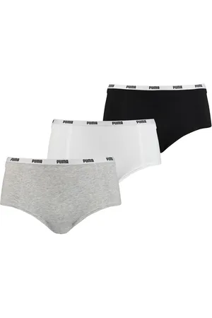 PUMA 3-Pack dames mini Boxershorts - Katoen dames ondergoed - Vrouwen hipster