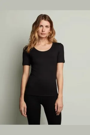 Ten Cate Thermo shirt dames korte mouw - Warm thermo ondergoed dames - Diepe hals