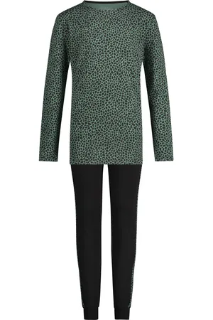 Ten Cate Kinder pyjama - Giraffe Green