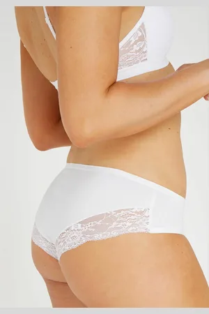 Ten Cate Dames kanten hipster - Lace - Kanten dames ondergoed - Badstof kruisje - Biologisch katoen