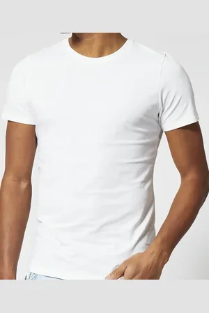 Beeren Ondergoed heren T-shirt korte mouw - M3000 - Ondershirt mannen - Slim Fit - Ronde hals - , zwart, blauw