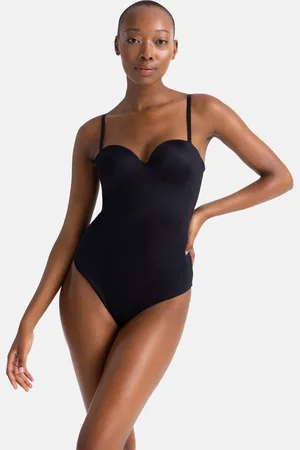 Dorina Strapless corrigerende body dames naadloos - Sublime Sculpt - Shapewear bodysuit met spaghetti bandjes