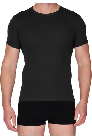 Beeren Ondergoed heren T-shirt korte mouw - M3000 - Ondershirt mannen - Slim Fit - Ronde hals - wit, , blauw