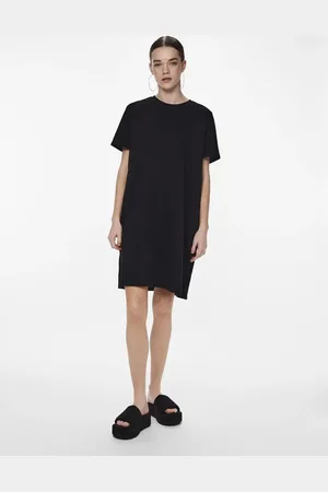 Pieces® Sweat Dress - Loungewear Dress - Slaapshirt - Katoenen nachthemd