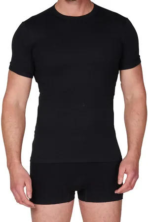 Beeren Extra lang heren T-shirt korte mouw - Ondershirt heren - wit en zwarte t-shirts
