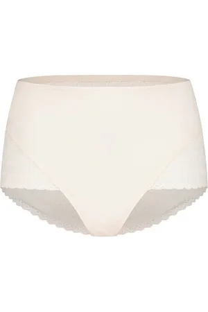 Ten Cate Secrets Highwaist - kanten taille slip - Creme maat XL