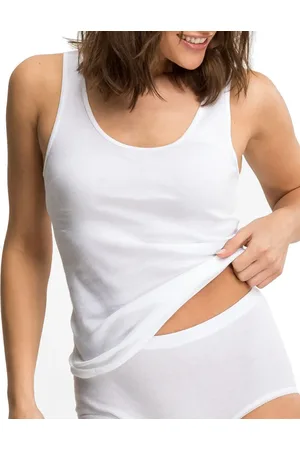 Beeren Singlet hemd dames - Katoen - Carola - onderhemd - Zonder zijnaden - hemdjes dames Brede bandjes