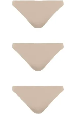 Pieces® Dames string - 3-pack - Naadloos- Seamless - Zwart en