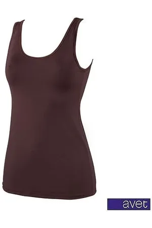 AVET Dames hemd microfiber 7591 - Polyamide dames onderhemd - Naadloos Singlet