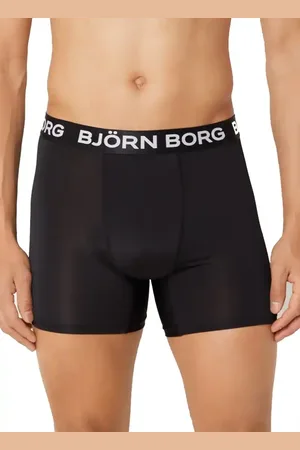 Björn Borg Heren boxershort - Performance - 1-Pack - Black - Zwart microfiber ondergoed