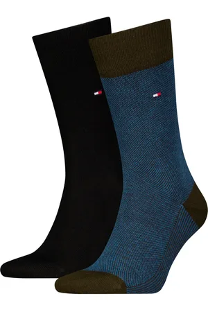 Tommy Hilfiger 2-pack sokken Birdseye - Heren katoenen kousen