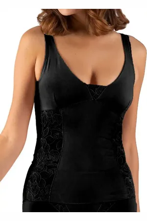 Nina Von C. Corrigerend hemd katoen - kant - Shapewear onderhemd - Singlet
