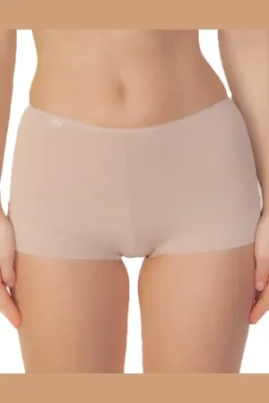 AVET Dames boxershort katoen 38842 - Comfort short - katoenen ondergoed - wit -zwart - - badstof kruisje