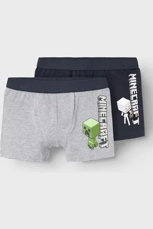 NAME IT 2-pak jongens boxershort - Minecraft - katoenen jongens onderbroeken