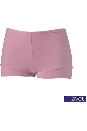 AVET 3844 dames boxershort microfiber - Dames polyamide hoge onderbroek - Badstof kruisje - ondergoed