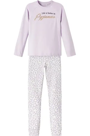 NAME IT Meisjes pyjama - Orchid petal - Katoenen meisjes nachtkleding
