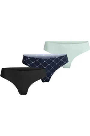 Björn Borg 3-pack dames strings - Tennis Net - Naadloze dames strings - Microfiber