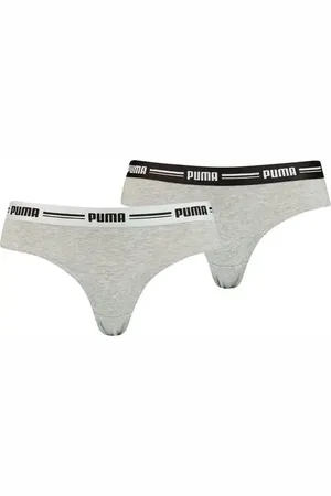 PUMA 2-Pack dames brazilian slips - katoen/modal