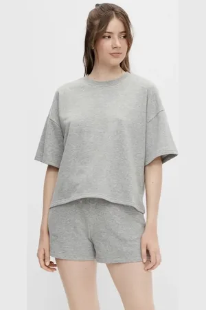 Pieces® Loungewear Top - Summer 2/4 wijde top - Oversized jogging T-shirt korte mouw