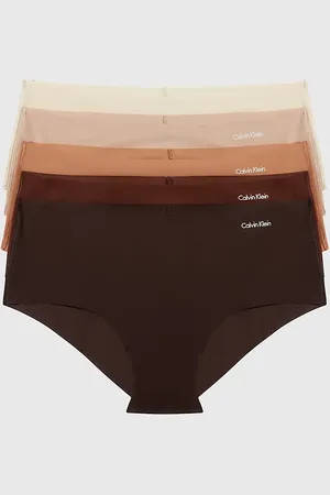 Calvin Klein 5-pack invisible hipster dames - Naadloze dames shorts - Microvezel - Multipack