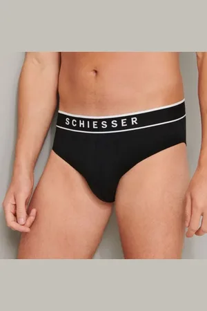 Schiesser Ondergoed 3-pack heren Rio slip 95/5 - Biologisch katoenen heren ondergoed met elastische band