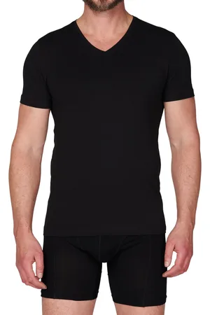Ten Cate 2-Pack Heren T-Shirt V-hals - 32325 - Mannen ondershirts korte mouw - Elastisch biologisch katoen