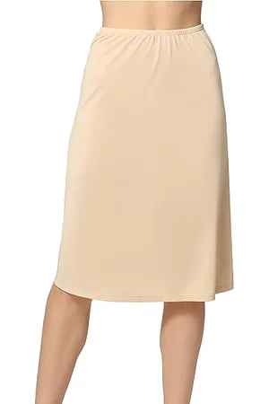 J&C JackyCeline Lange onderrok dames 65cm - Jupon - Wit - Zwart