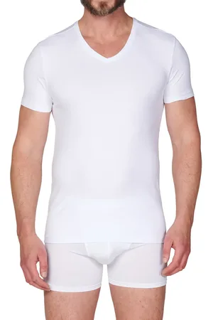 Ten Cate 2-Pack Heren T-Shirt V-hals - 32325 - Mannen ondershirts korte mouw - Elastisch biologisch katoen