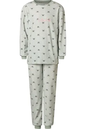 Cocodream Cocodream velours meisjes pyjama - "Love Pets" Warme winter kinder pyjama