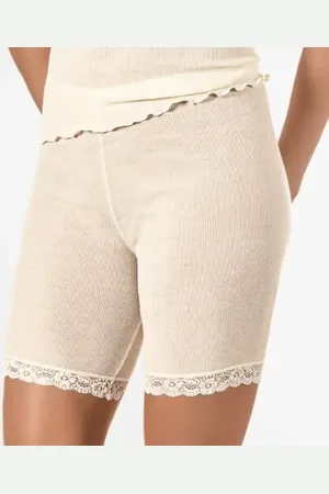 Nina Von C. Dames Merino Wollen boxershort - Radler - Warme dames onderbroek lange pijpjes