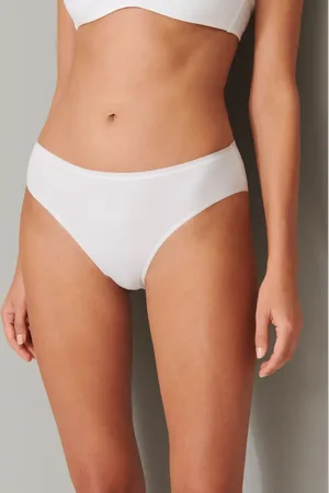Schiesser Ondergoed dames 2-Pack Tai dames slip 95/5 Organic - Hoog opgesneden dames rio slips biologisch katoen - Dames onderbroeken
