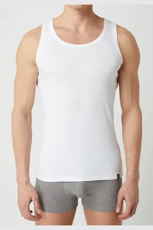 PUMA 2-Pack heren hemden - Basic Tanktop - Katoenen onderhemd slim fit - Ronde hals - Zonder mouwen