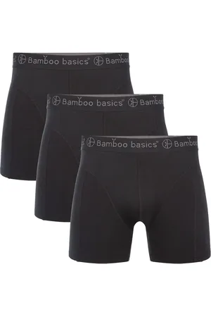 Bamboo Basics 3-pak heren boxershorts - Rico - Bamboe ondergoed heren - Onderbroek lange pijpjes - Huidvriendelijk